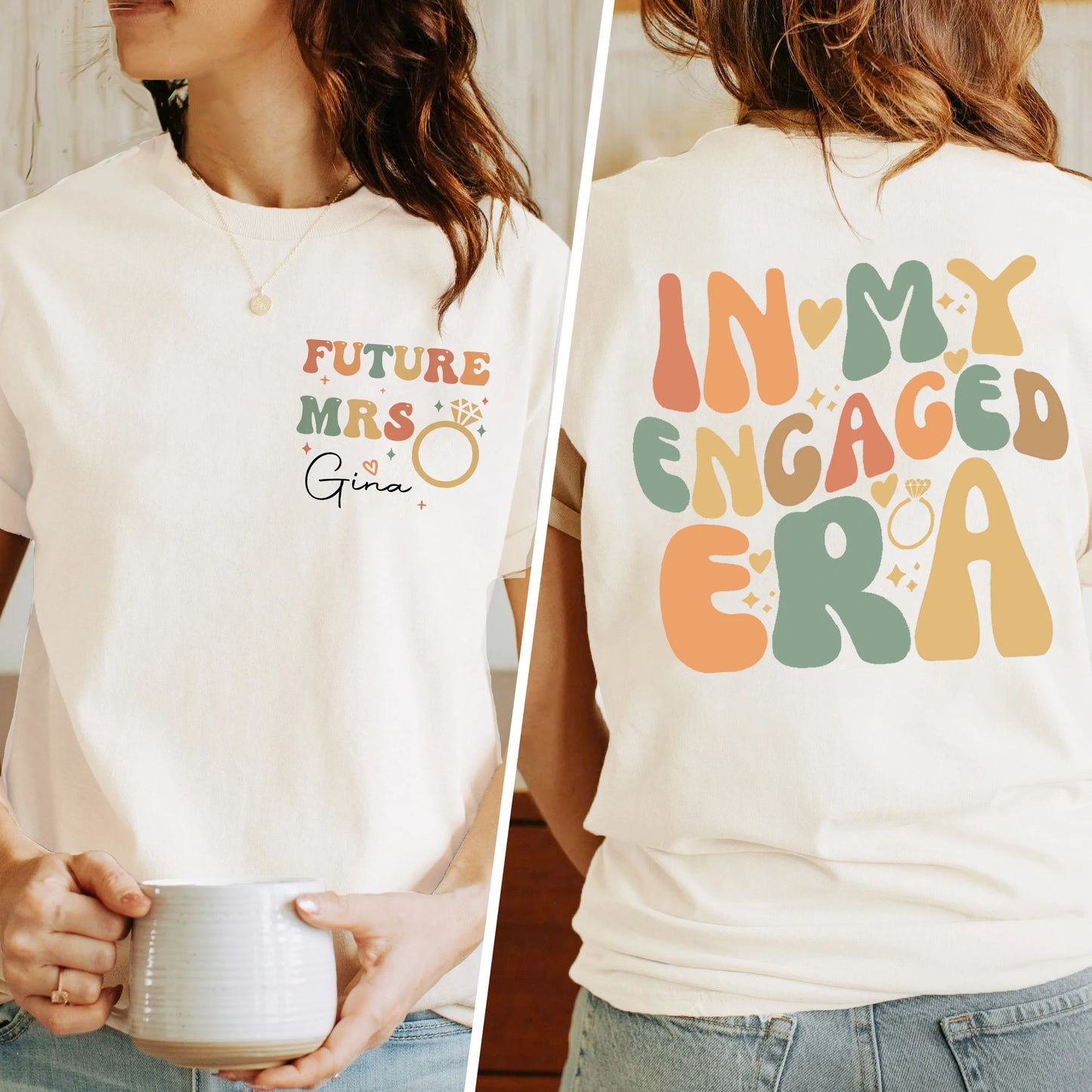 TEE SHIRT PERSONALISÉ POUR EVJF RETRO