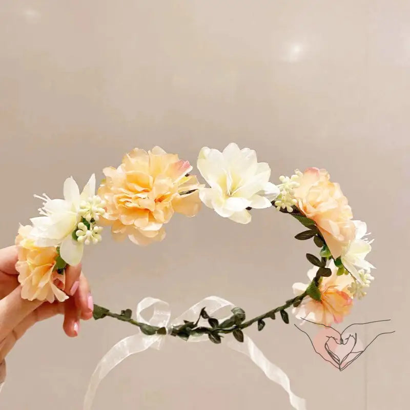 COURONNE DE FLEUR POUR EVJF 1