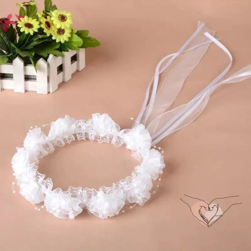 COURONNE DE FLEURS BLANCHES EVJF 1