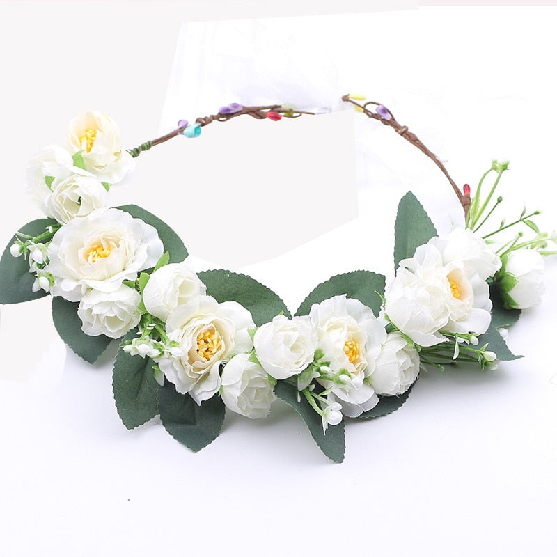 COURONNE DE FLEURS POUR EVJF 1