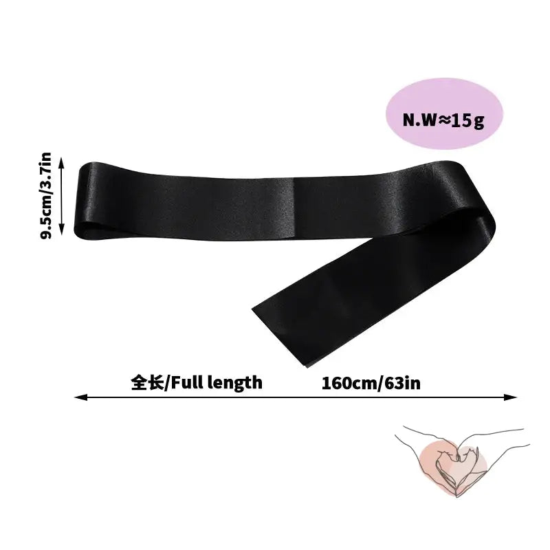 Écharpe EVJF Personnalisée Noire 2