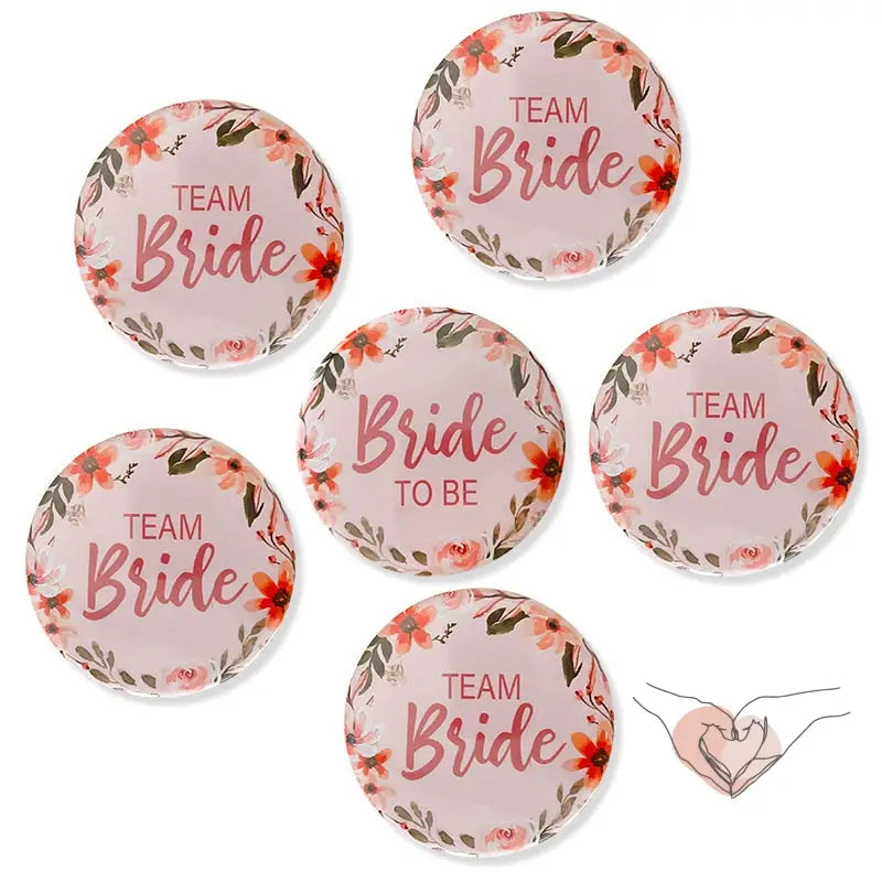 Lot Badge EVJF 6pièces 1