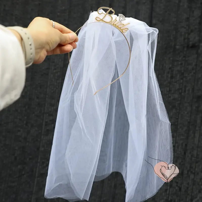 SERRE TÊTE AVEC VOILE EVJF 3