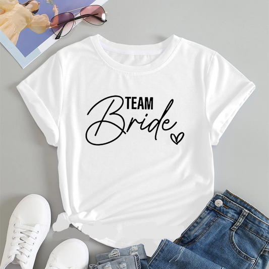 TEE SHIRT ENTERREMENT DE VIE DE JEUNE FILLE TEAM BRIDE 1