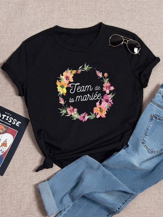 Tee-Shirt EVJF Fleur 1