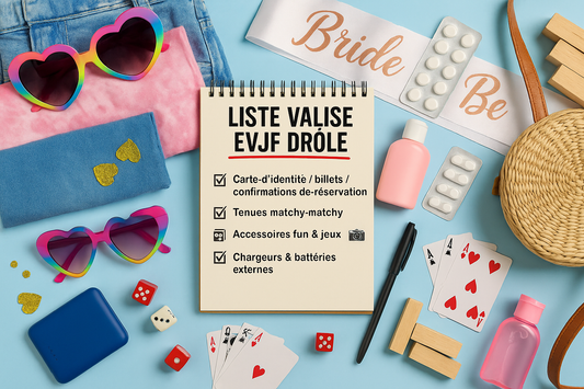 Liste valise EVJF drôle