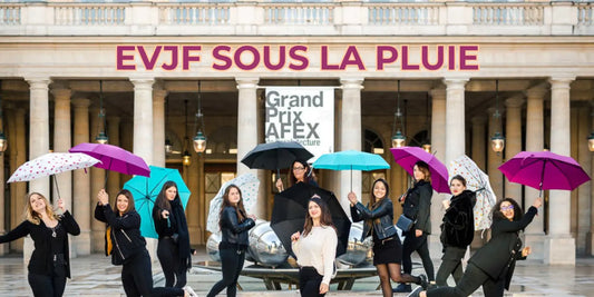 EVJF SOUS LA PLUIE