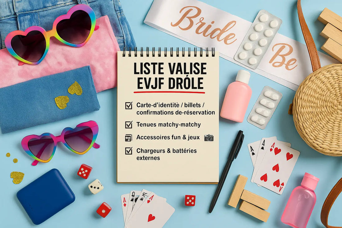 Liste valise EVJF drôle