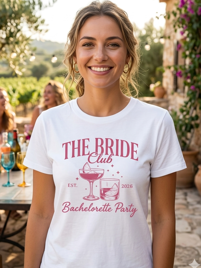 Tee Shirt The Bride Club Blanc