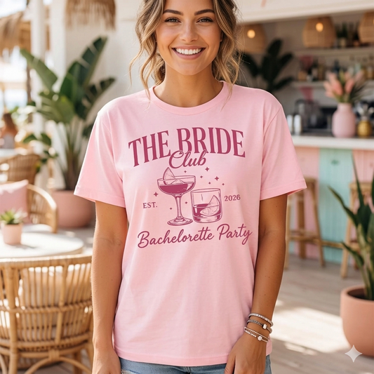 Tee Shirt The Bride Club Rose