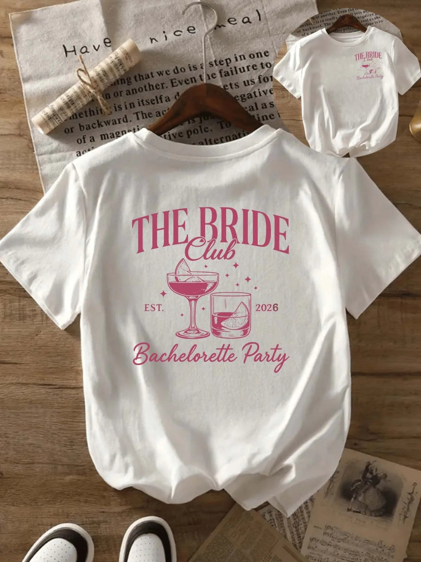 Tee Shirt The Bride Club Blanc
