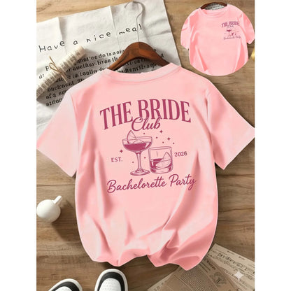 Tee Shirt The Bride Club Rose