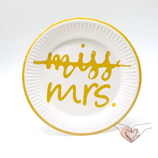 ASSIETTE EVJF (x10) 1