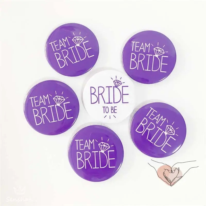 BADGE ÉQUIPE MARIÉE EVJF 1