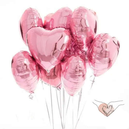 BALLON COEUR EVJF (x5) 1