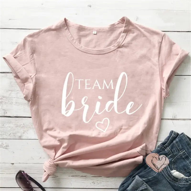Bride And Team Bride Women's T-shirt Bachelorette Party