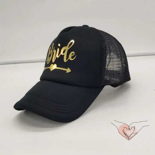 CASQUETTE NOIR ET OR EVJF 1