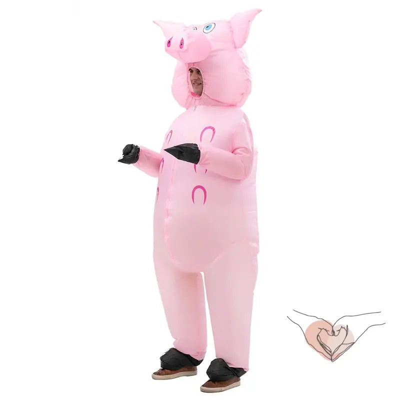COSTUME ENTERREMENT VIE DE JEUNE FILLE COCHON 1
