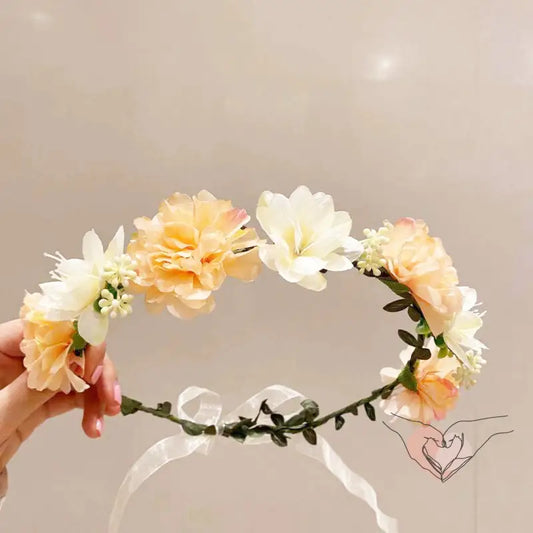 COURONNE DE FLEUR POUR EVJF 1