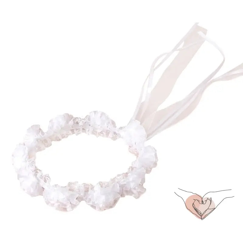 COURONNE DE FLEURS BLANCHES EVJF 2