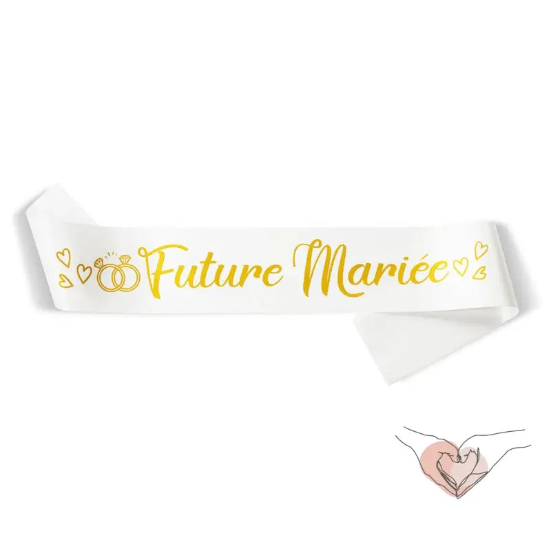 ECHARPE POUR EVJF BLANCHE 1