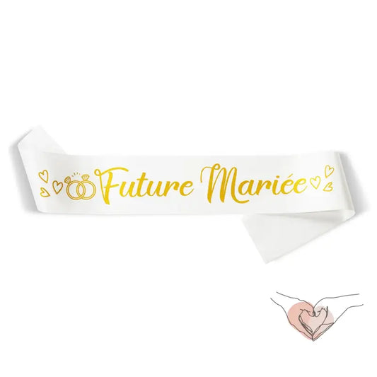 ECHARPE POUR EVJF BLANCHE 1