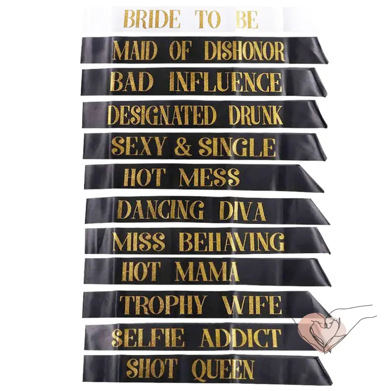 ECHARPES EVJF BAD INFLUENCE (x12) 1