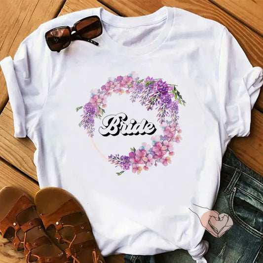 ENTERREMENT VIE DE JEUNE FILLE COURONNE TEE SHIRT 1