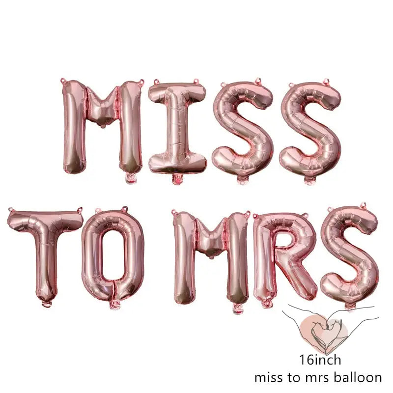 GUIRLANDE EVJF FROM MISS TO MRS ROSE GOLD 1