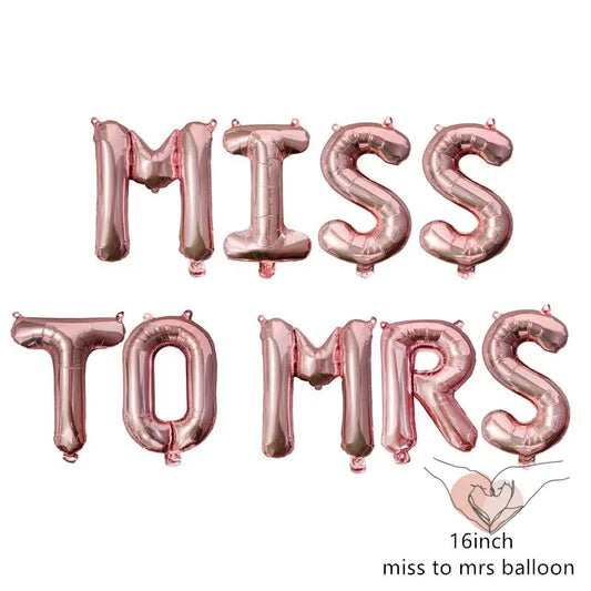 GUIRLANDE EVJF FROM MISS TO MRS ROSE GOLD 1