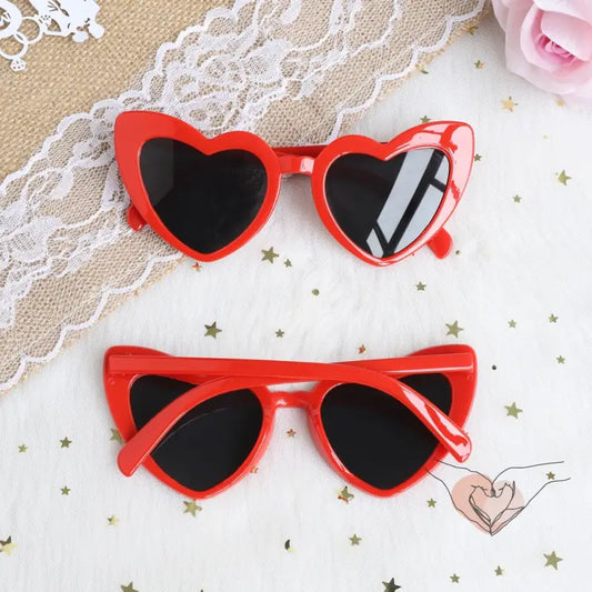 LUNETTES ROUGES COEUR EVJF 1