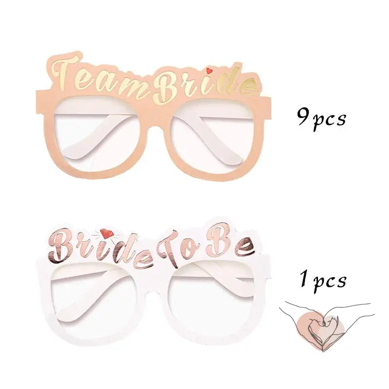 LUNETTES TEAM BRIDE PAS CHER POUR EVJF (x10) 2