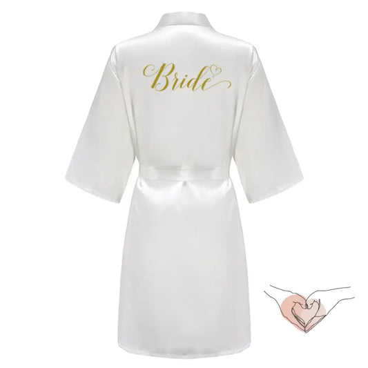 PEIGNOIR SATIN FUTUR MARIEE 1