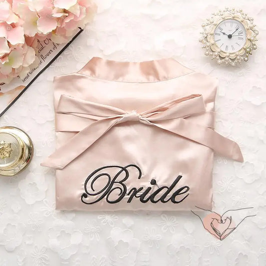 PEIGNOIR SATIN MARIEE 1