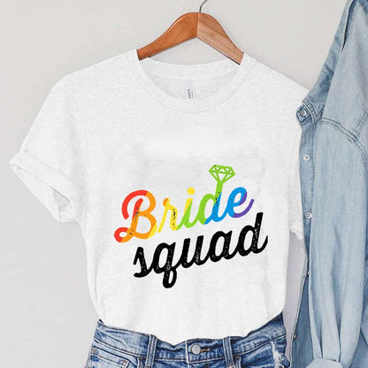 T SHIRT BLANC TEAM BRIDE 1