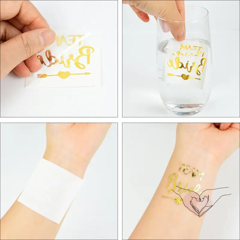 TATOUAGE DORE EVJF (10 pièces aléatoires) 2