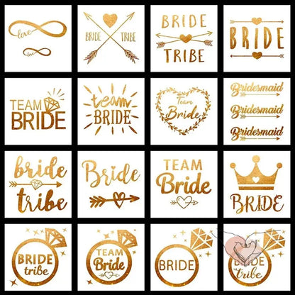 TATOUAGE EPHEMERE MARIAGE EVJF (x10) 2
