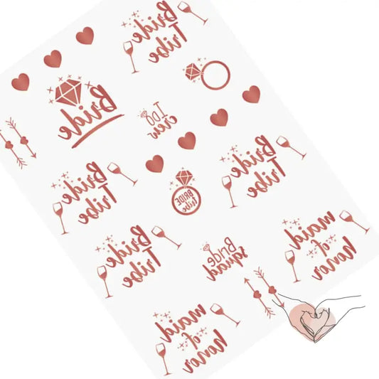 TATOUAGE EVJF ROSE GOLD 1