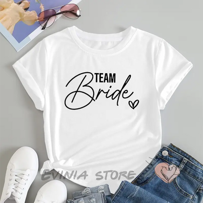 TEE SHIRT ENTERREMENT DE VIE DE JEUNE FILLE TEAM BRIDE 1