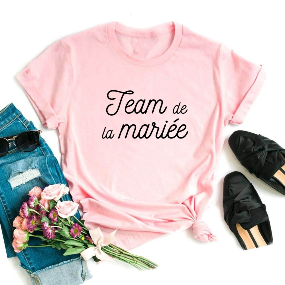 TEE SHIRT ENTERREMENT VIE DE JEUNE FILLE 1