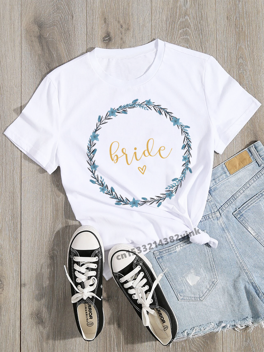 IDEE FLOCAGE TEE SHIRT ENTERREMENT VIE DE JEUNE FILLE 1