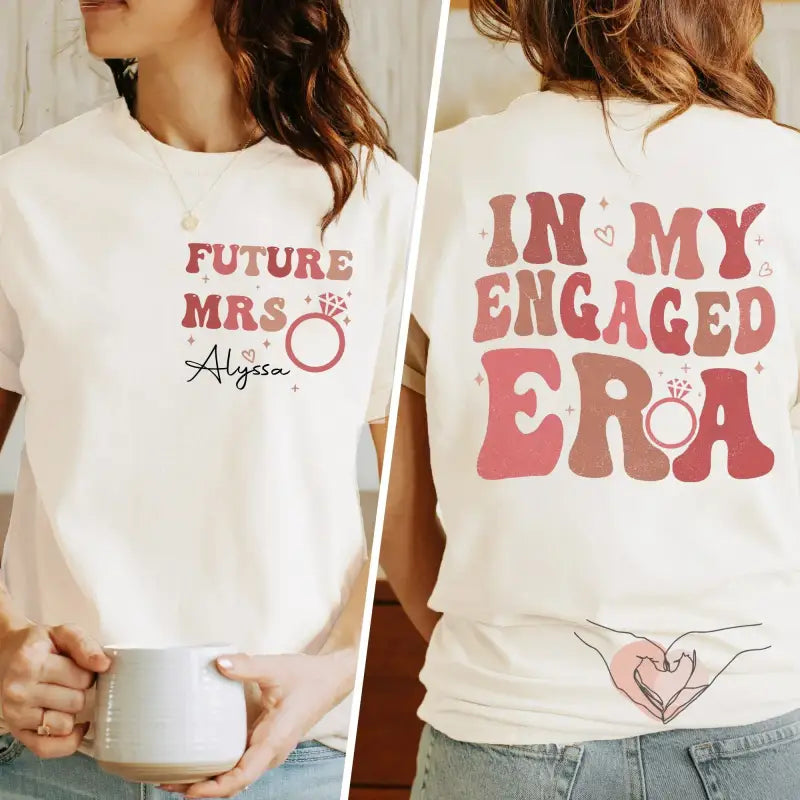 TEE SHIRT EVJF À PERSONNALISER FUTURE MARIÉE 2