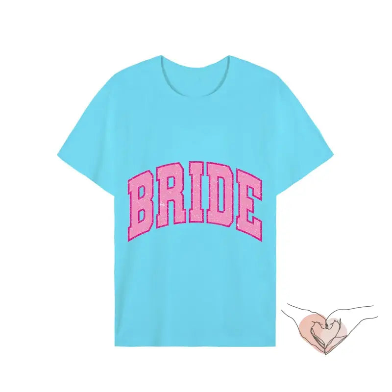 TEE SHIRT EVJF BLEU ET OR ROSE 1