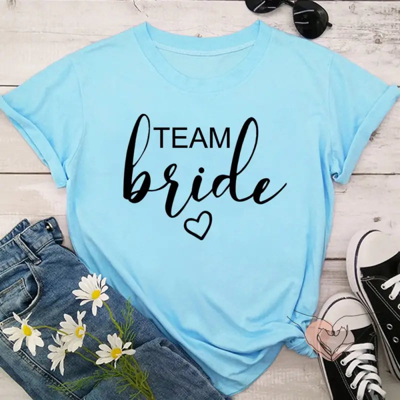 TEE SHIRT EVJF BLEU FILLE 1