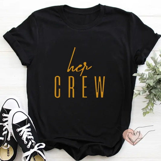 TEE SHIRT EVJF ECRITURE DOREE 1