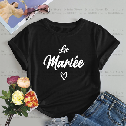 TEE SHIRT EVJF MARIEE JE PEUX PAS 1