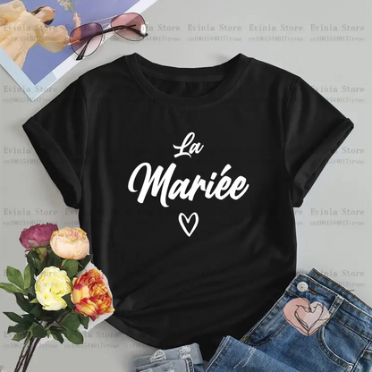 TEE SHIRT EVJF MARIEE JE PEUX PAS 1