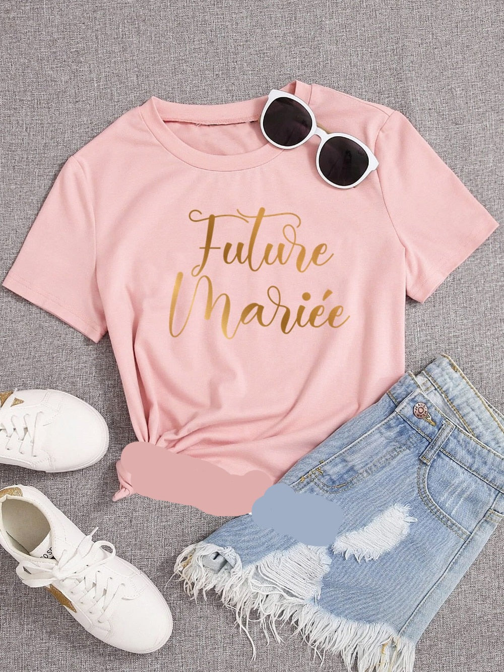 Tee Shirt EVJF Rose 1