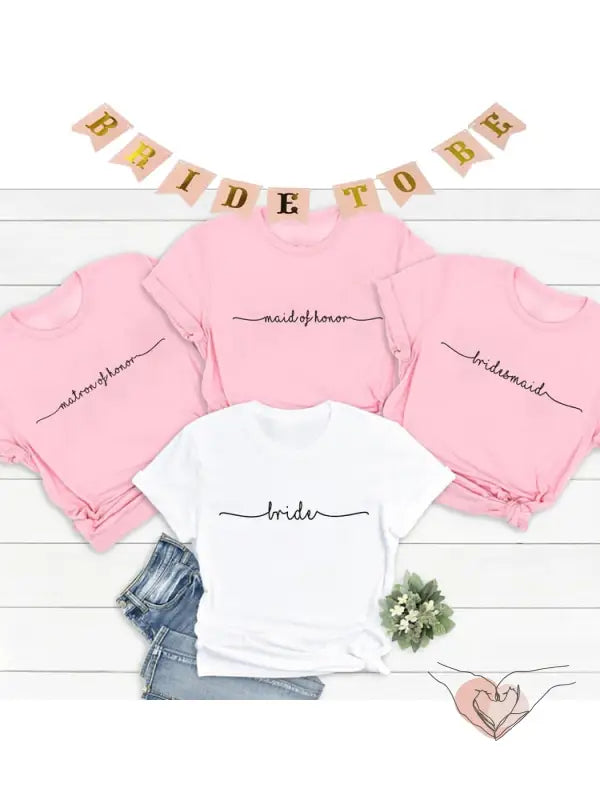 TEE SHIRT MAID OF HONOR ROSE 2