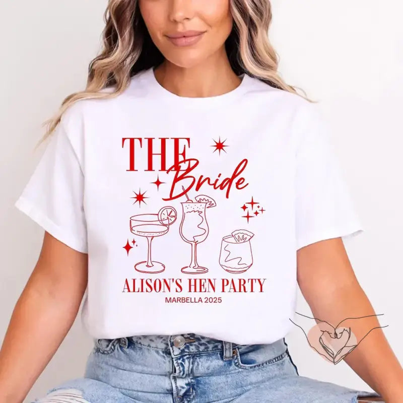 TEE SHIRT PERSONNALISÉ EVJF FEMME 1